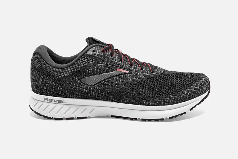 Brooks Revel 3 Men's Road Running Shoes - Grey (20567-UEOV)